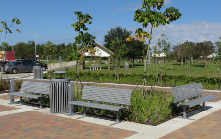 Grand Prairie Rest Area - Courtyard